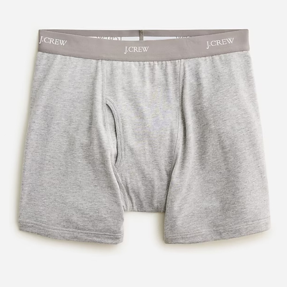 NWOT j crew heather graphite Stretch 4" boxer briefs